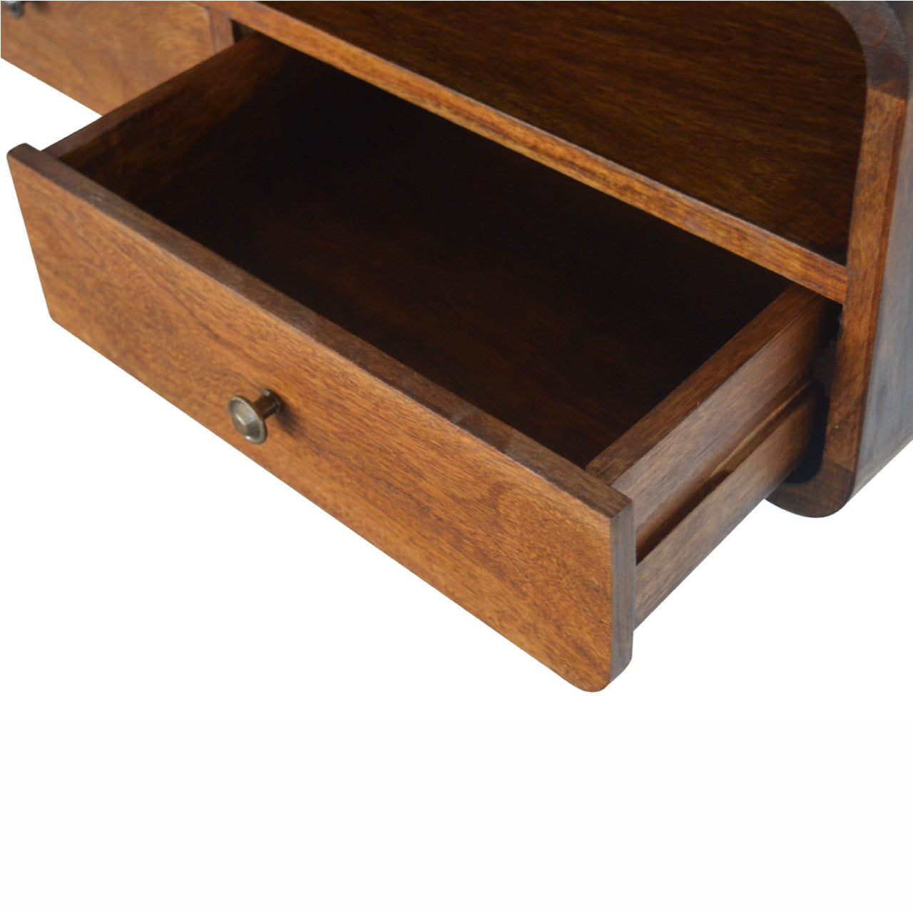 Floating Chestnut Open Console - SECOSTA