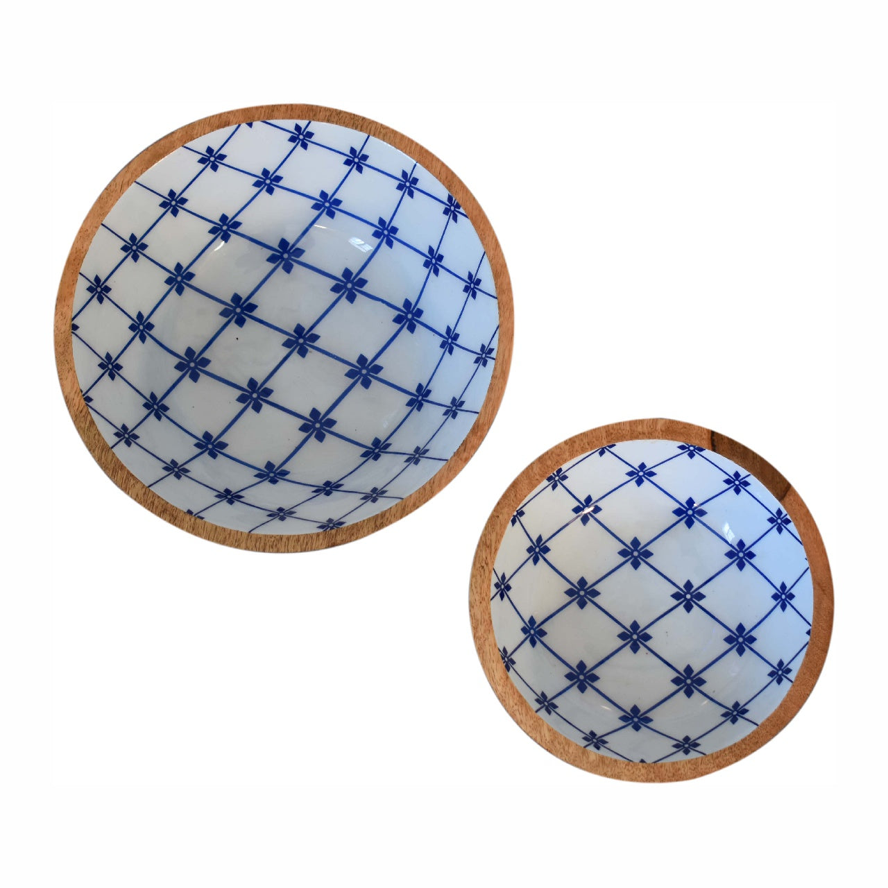 Blue and White Bowl Set of 2