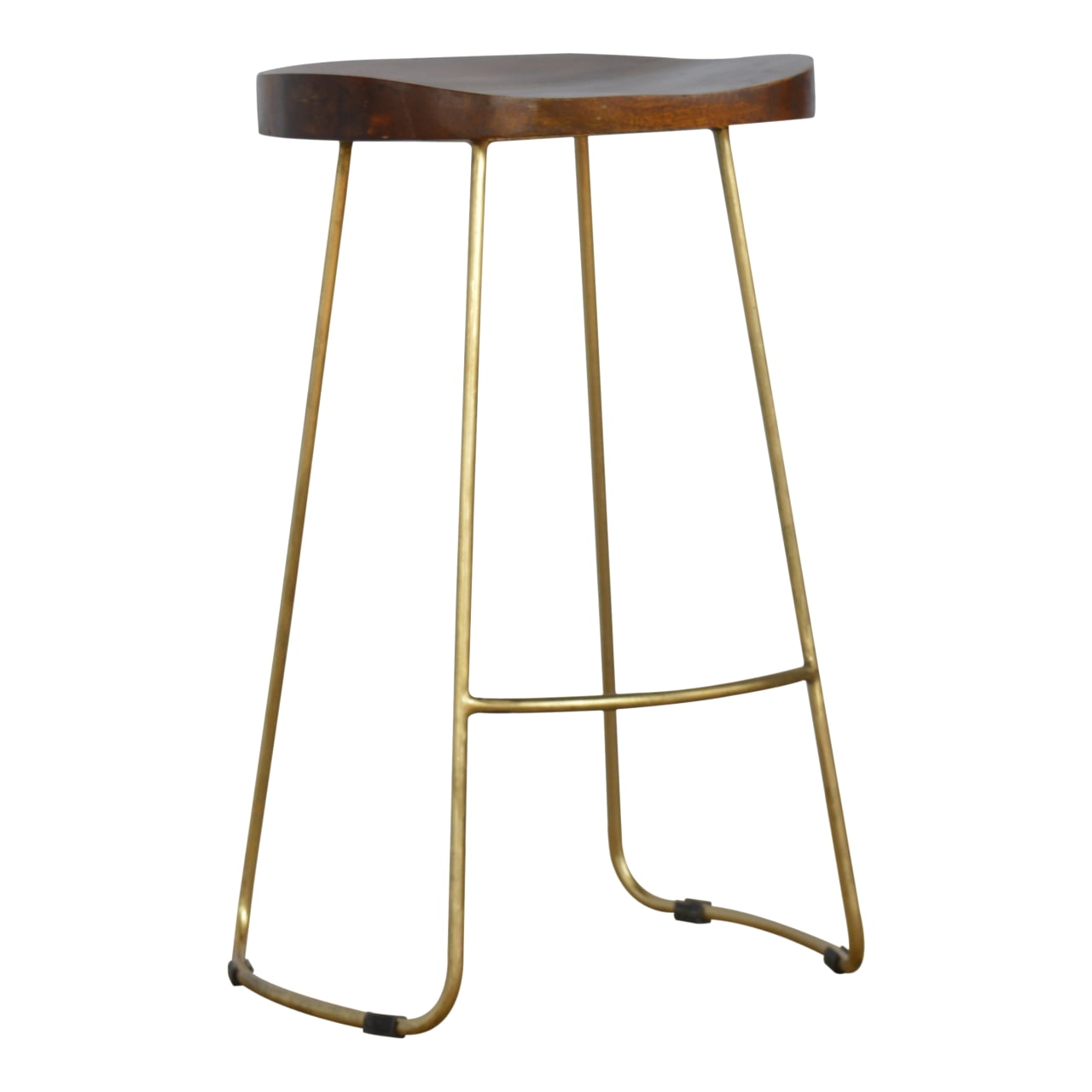 Gold Iron Bar Stool