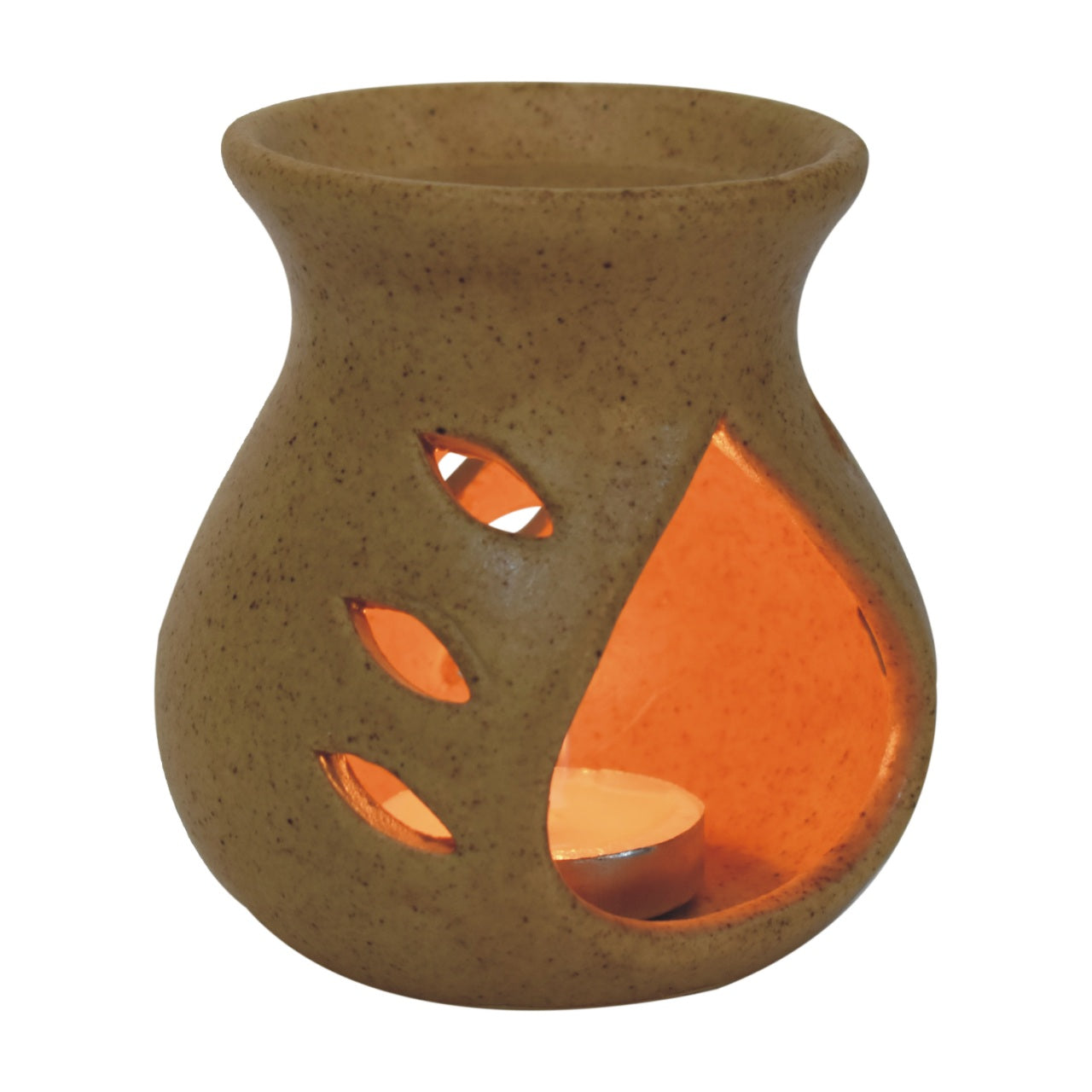 Beige Cutout Oil Burner (Summer)