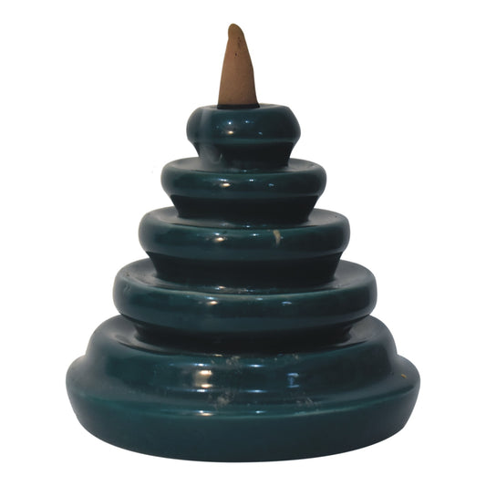 Teal Waterfall Fountain Set (Wood)