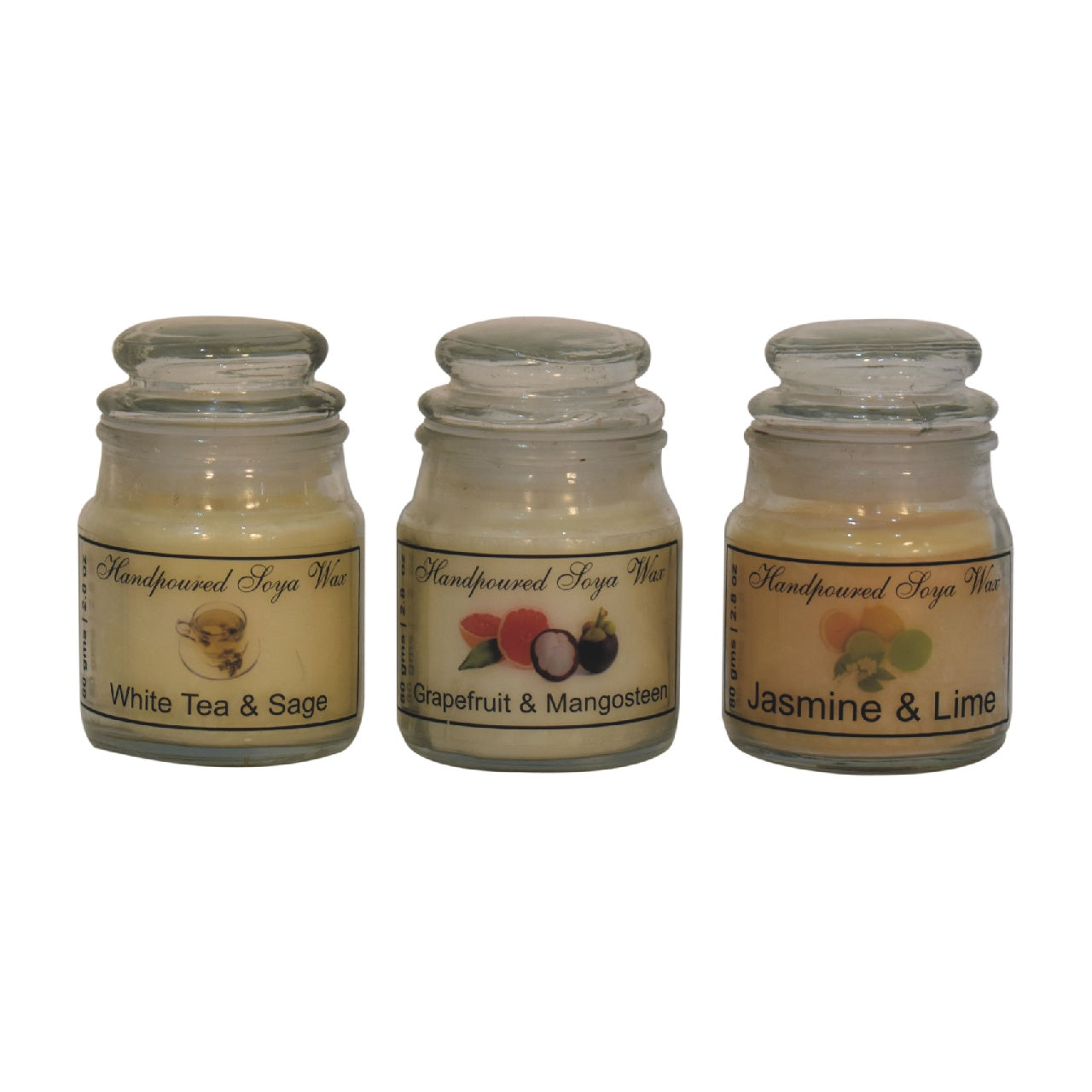 Hourglass Candle Set of 3 (Spring)