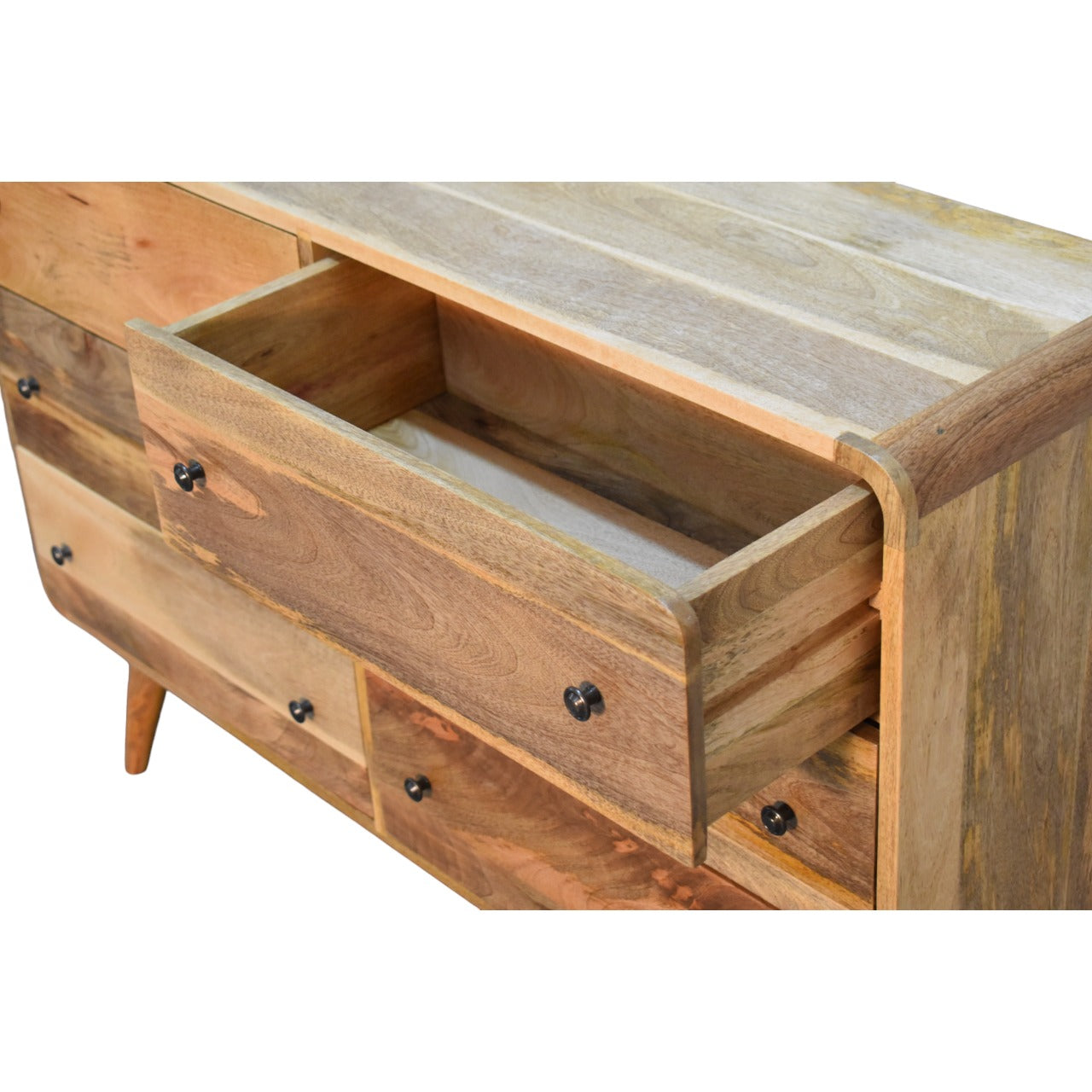 Large Curved Oak-ish Chest