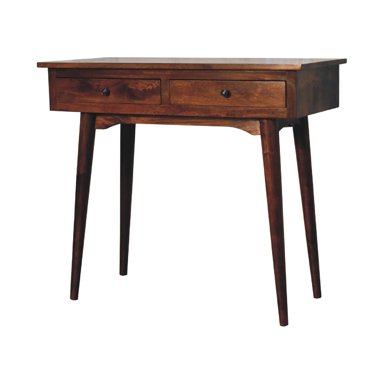 Chestnut Hallway 2 Drawer Console Table