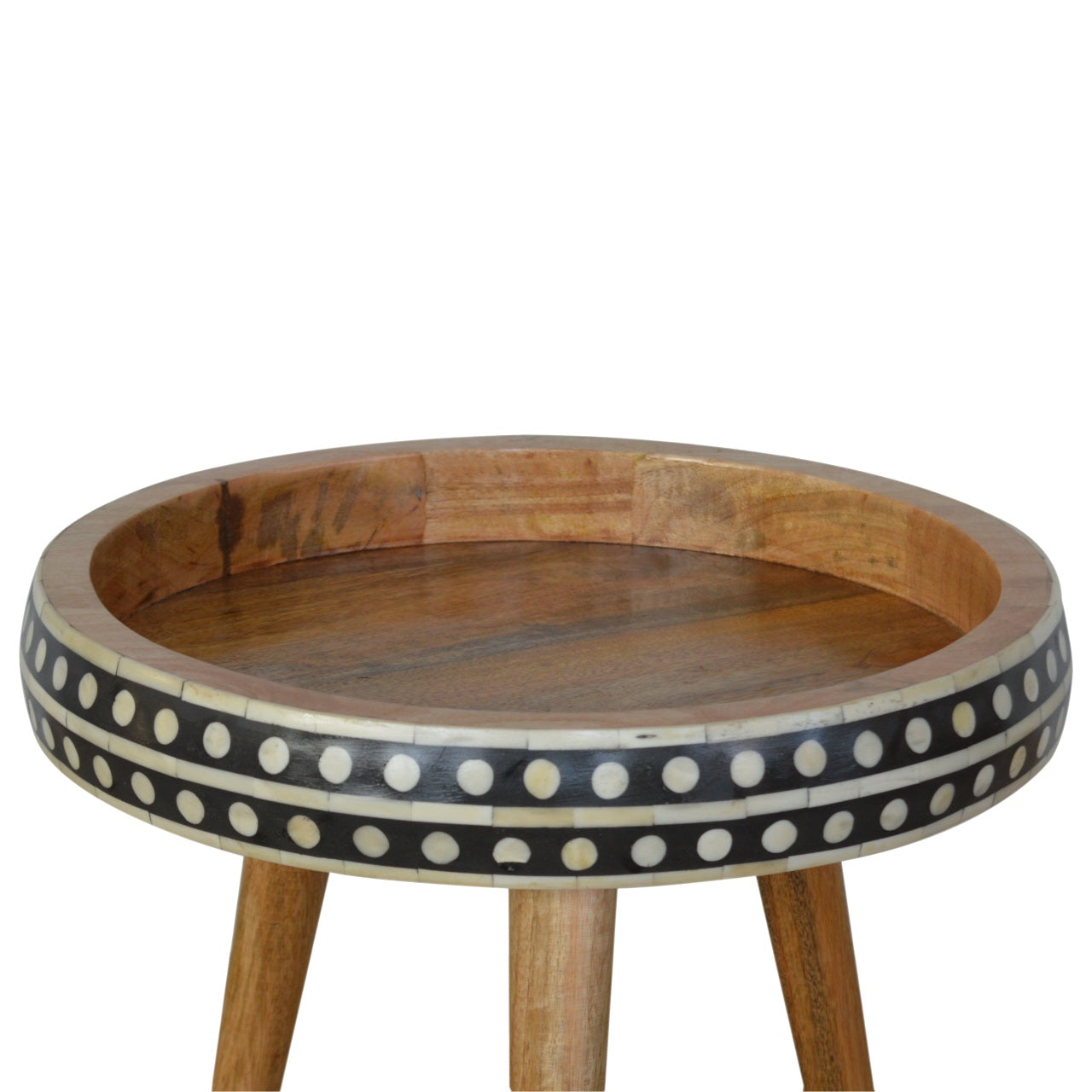 Small Dotted End Table