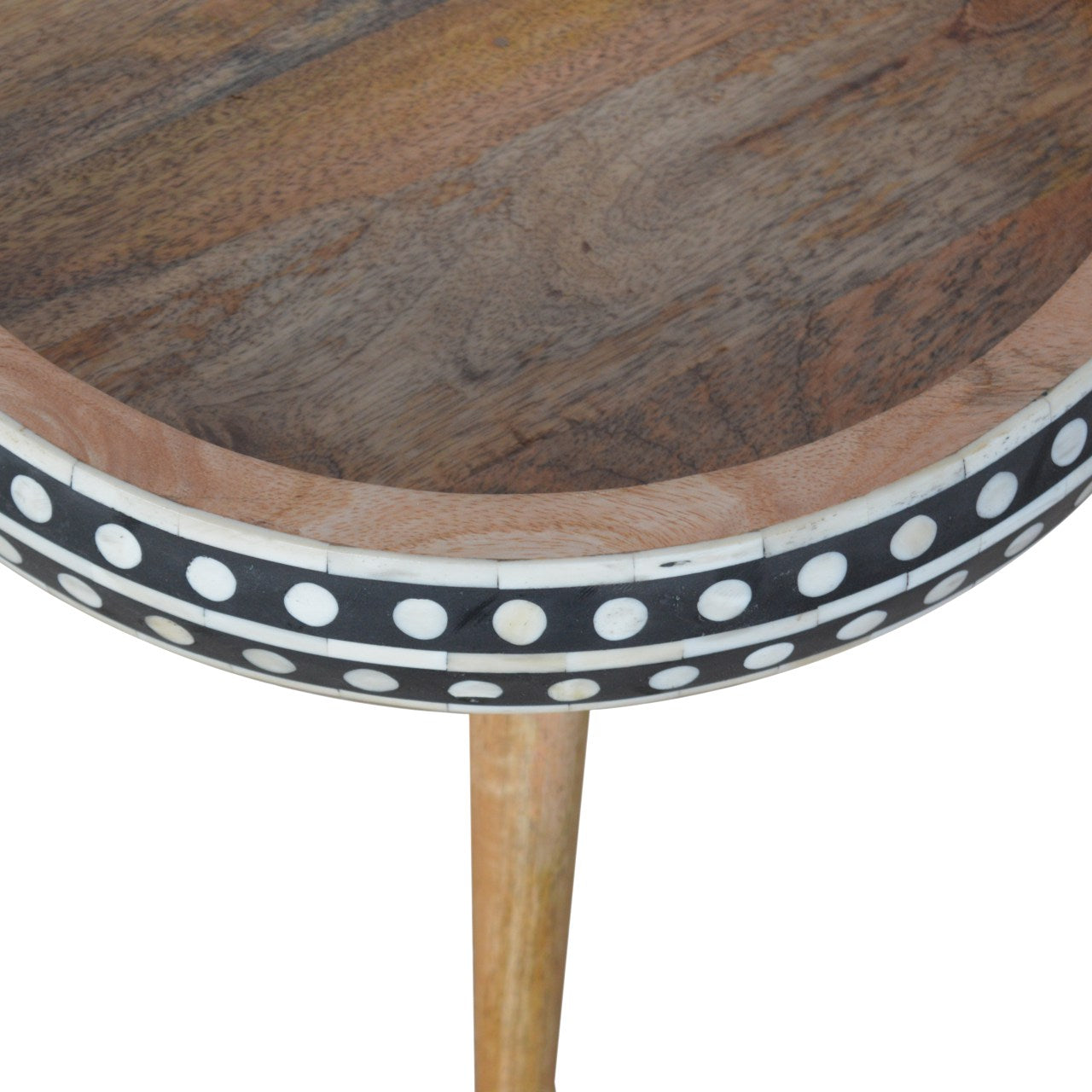 Small Dotted End Table