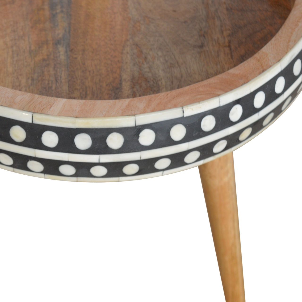 Small Dotted End Table