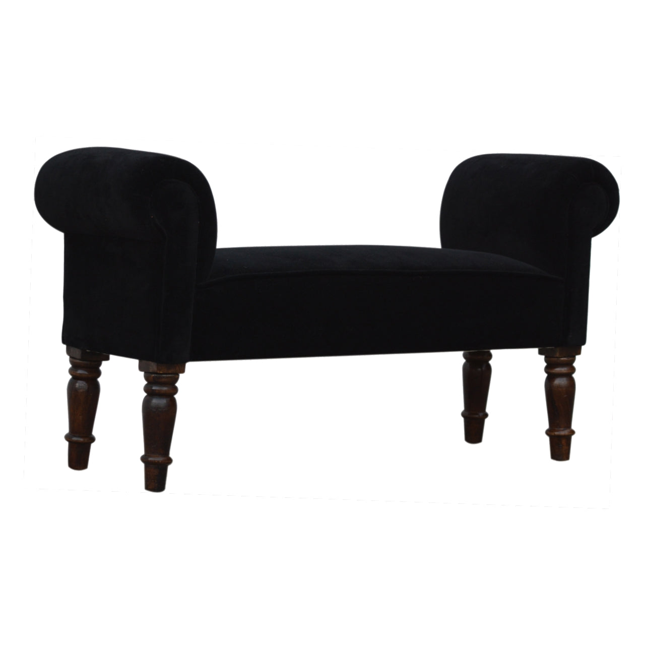 Black Velvet Bench