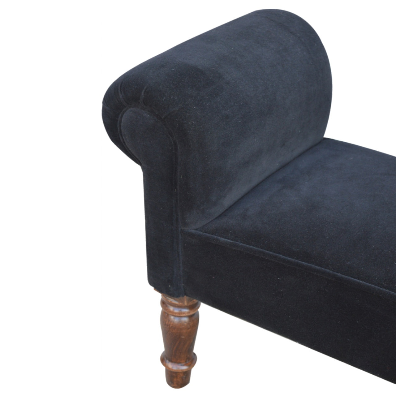 Black Velvet Bench